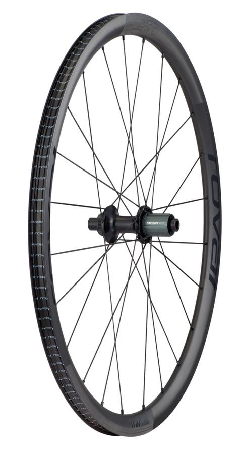 Roval Alpinist CLX Rueda Trasera HG Satin Carbon-Gloss Black 700C