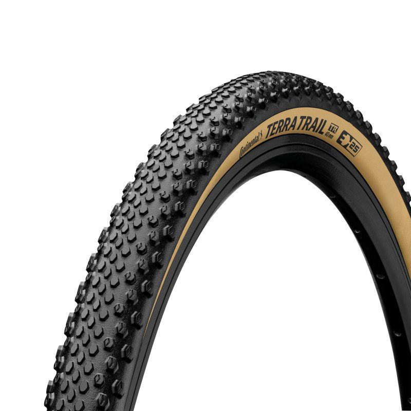 Cubierta Continental Terra Trail Shieldwall Tubeless Ready Plegable Negro/Crema